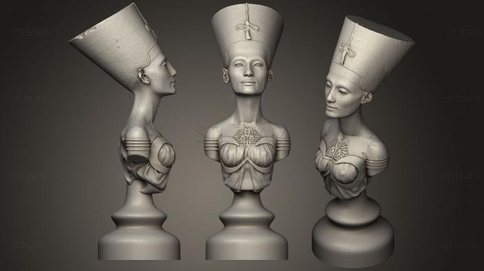 Бюсты и головы античные и исторические Царица Египта